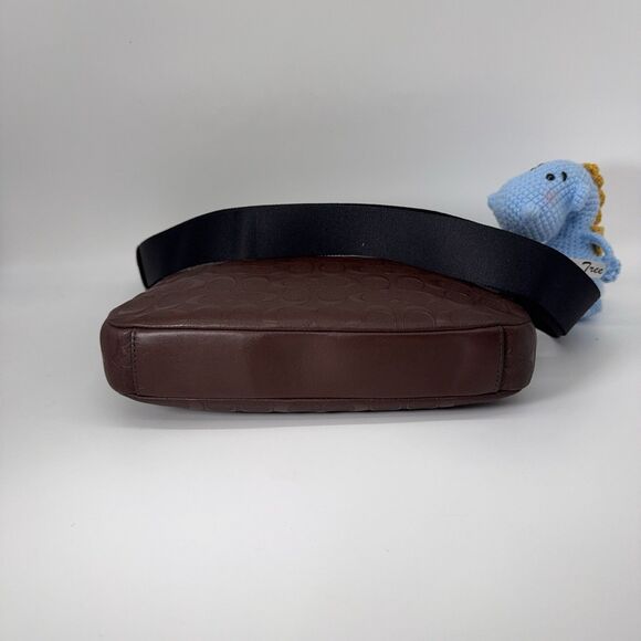 Coach Mens Charles Tech Crossbody In Signature Crossgrain Leather 72221 Mahogany - Picture 4 of 10